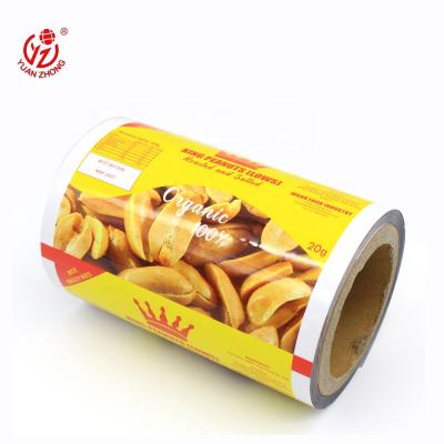 China Factory Wholesale Moisture Proof Matt Finish Metallized Chocolate Biscuit Packaging Soft Film for sale