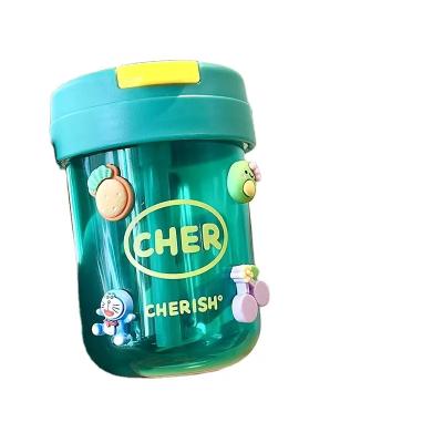 China 2023 Viable Novelty Plastic Drinking Straw Cup New Popular Mini Plastic Cup Plastic Children for sale