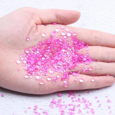 China Bags Garment Nail Art Shose New Aurora Candy Colors Crystal Rhinestones ss16 14400pcs Flatback Mermaid Nail Beads Round Glue On Strass Stone DIY 3D Nail Art for sale