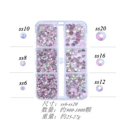 China Flatback Professionals ss6-ss20 Crystal Rhinestones Nail Supplies For Glass Accessories For Round Nail Art Shose Hot Sale Non Hotfix Bags Garment Nail Stones DIY for sale