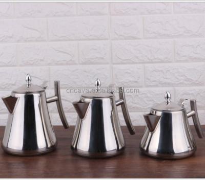 China WITH LID 304 Stainless Steel Goose Neck Pour Over Coffee Tea Milk Kettle Coffee Pot 1L 1.5L 2L for sale