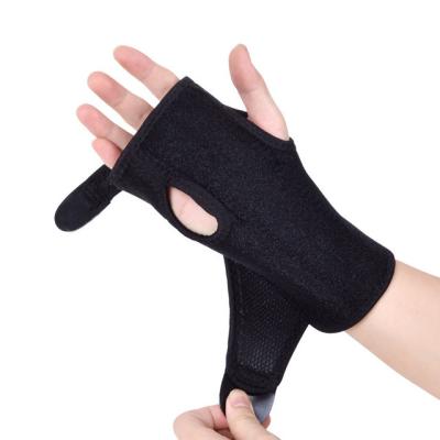 China Brace 2021 Update Breathable Adjustable Elasticity Wrist Brace For Carpal Tunnel Night Sleep With A Beaded Plush Cushion for sale