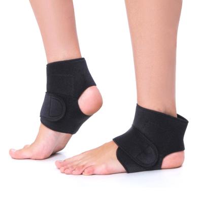 China Newest Performance Support Elastic Ankle Wraps Magnetic Tourmaline Self-Heating Ankle Support Brace for sale