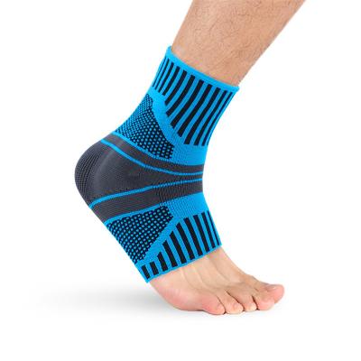 China Performance Support Infused Plantar Fasciitis Compression Ankle Brace Silicone Ankle Sleeve Support Pain Relief for sale