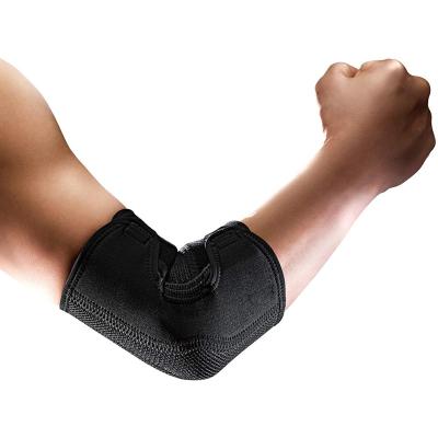 China Adjustable Elasticity Breathable Adjustable Elbow Support, Black, One Size Fits Most Tennis Compression Sleeve for sale