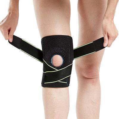 China Universal Knee Brace With Lateral Stabilizers Patella Gel Pads For Knee Support for sale