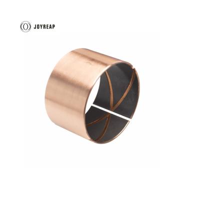 China Maintenance Free Metal Plain Bearing Bronze Back PTFE Composite Bushing DU for sale