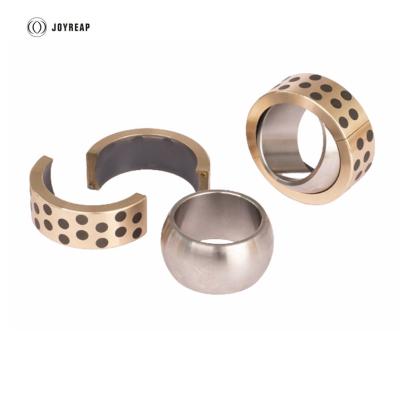 중국 Maintenance-free self-lubricating sliding bearings AISI 420 inner ring C86300 bronze spherical plain oiles bearing bush 판매용