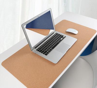 China Factory Viable Stock Cork Durable Table Mat Waterproof Office Pad Leather Waterproof Mat for sale