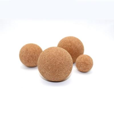 China Wholesale Round On Running Eco-friendly Cork Yoga Ball For Daily Exercise Round Cork Yoga Ball for sale