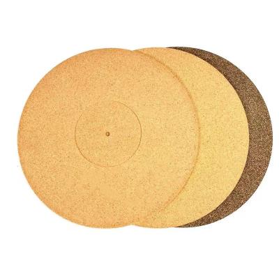 China Custom printed smooth slipmats turntable for vinyl records cork turntable slipmat for LP record for sale