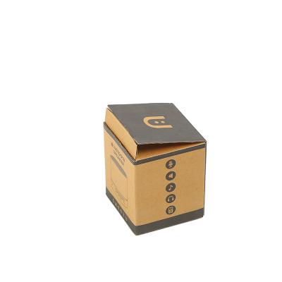 China Recyclable Custom Logo Color Printed Eco Friendly Luxury Corrugated Cosmetic Folding Box for sale