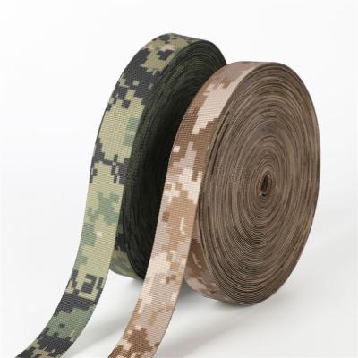 China Factory Manufacture Viable Durable Using Tanker I Tanker I Low Price Camouflage US Desert Camouflage Nylon Webbing Custom Tactical Tape MARPAT Tanker Tanker II for sale