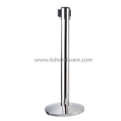 China Steel Powder Coated Retractable Crowd Control Queue Support , Queue Barrier for sale