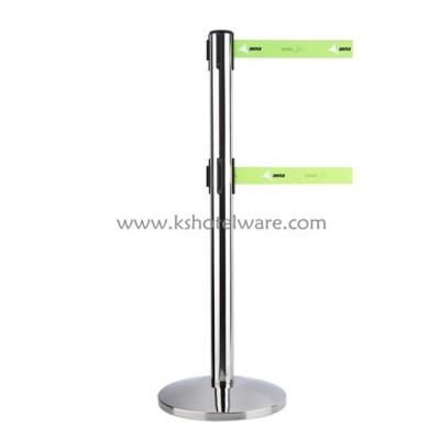 China 201#Stainless Steel Double Line Retractable Belt Rack for sale