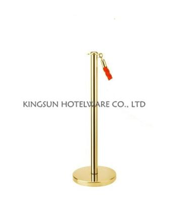 China 201#Stainless Steel Public Crowd Use Square Rope Queue Barrier Support for sale