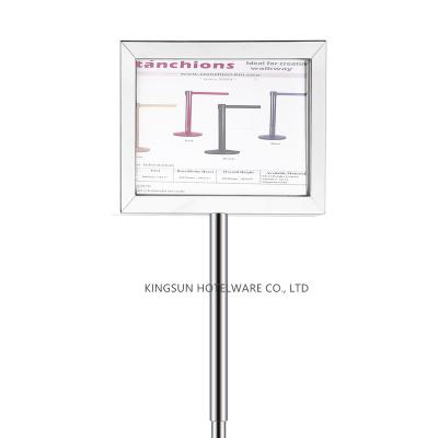 China 201#Stainless Steel BP230E Tall Sign Frame for sale