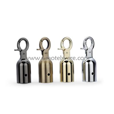 China Zinc Alloy Plating Chrome Hook End For Mail Rope for sale