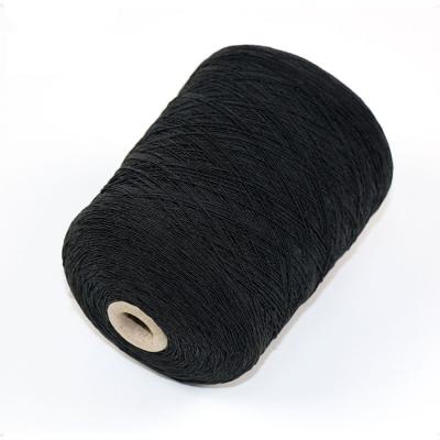 China Knitting 75/75 Polyester Latex Black 100# Rubber Yarn for sale