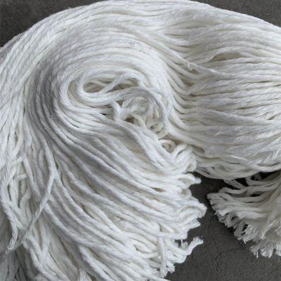 China Best Price Open End Anti-pilling Broom Wire 10ply Bleached White In Stock for sale