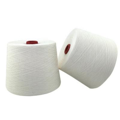 Chine Anti-pilling Best Price TC 65/35 TC Chat OE Ne10 Raw White Yarn For Mop Cloth à vendre