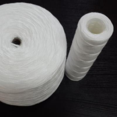 中国 Best Price Anti-UV PP Filter Yarn 0.9g/m Whiten White Factory For Water Filter Cartridge 販売のため