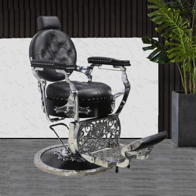 China China Suppliers Modern Design Barber Chairs Reclining Hydraulic Pump Luxury Barber Chairs Salon Store for sale