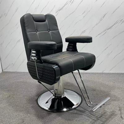 China New Modern Style Salon Barber Chairs Reclining Lift Up Hydraulic Pump Base Used Hairdressing Styling Chairs for sale