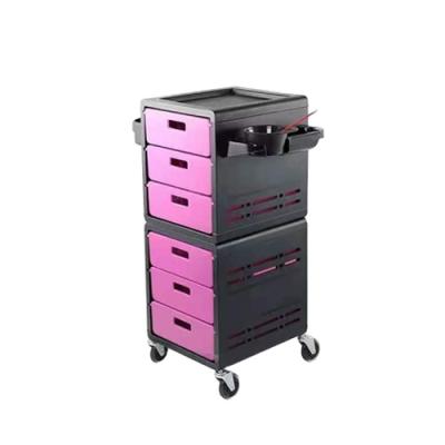 China New Arrival Barber Equipment Hairdressing Portable Trolley Easy-carry Salon Beauty Cart For Salon Shop for sale