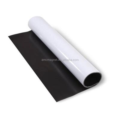 China Industrial Large Rubber Magnet Rubber Magnet Material Rubber Magnet PVC Rubber Magnetic Sheet Erase Printable White Flexible Dry Roll for sale