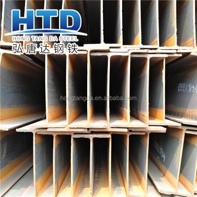 China Hot Rolled Construction JIS 150*75 / 200*100 / 250*125 Mild Steel H Beam , H Iron For Construction for sale