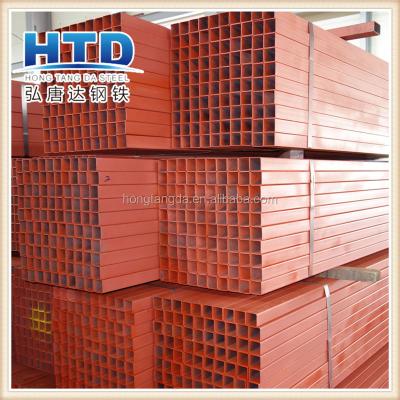 China Square steel tube ms steel pipe profile structure pipe square gi pipe price for sale