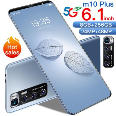 China Dual SIM Card Global Version JT XAOMI 6.1inch M10 Plus 12GB+512GB Mobile Phone Full Face Smart Phone Open Android 10 Phone for sale