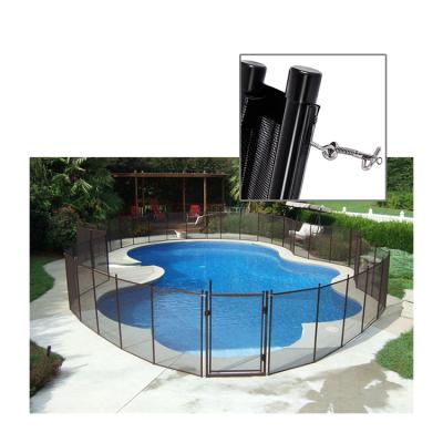 China Easily Assembled Child Pool Safety Fence Black Safety Kit Clearview Barrier Removable Pool Barrier for sale