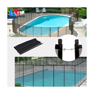 China Easily Assembled Portable PVC Inground Baby Removable Baby Safety Fence Home Black Aluminum Barrier for sale