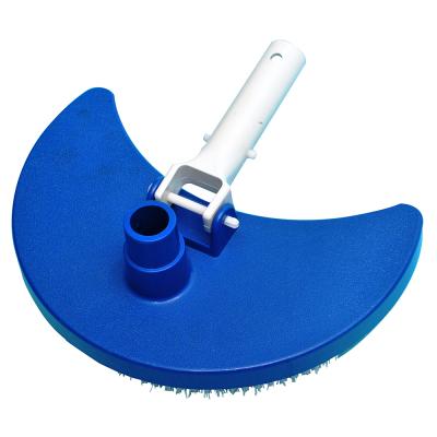 China Eco-friendly PVC 1/2 Moon Sand Weighted Pool Premium Vacuum Rotating Head For Clean Pool for sale