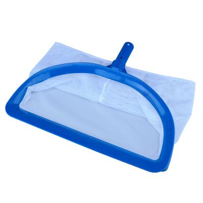 China Easy Install Factory Wholesale High Quality Plastic Heavy Duty Deep Bag Skimmer Pool Leaf Rake For Swimming Pool for sale