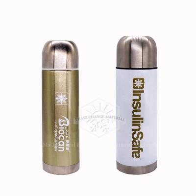 China 2-8°C SS304 PCM Travel Cooler Flask 36 Hrs For Biomedication And Insulin Carrying for sale