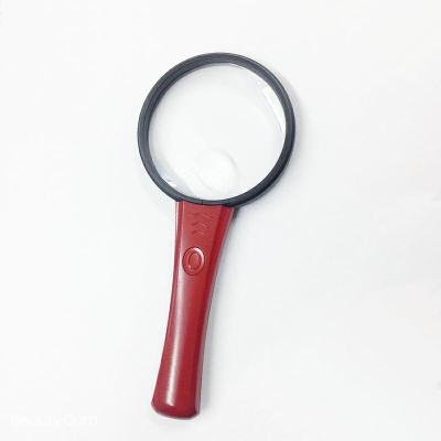 China Magnifier Used Hottest Selling Magnifying Glasses Illuminated Magnifier Mini Volume With LED Light To Indicate for sale