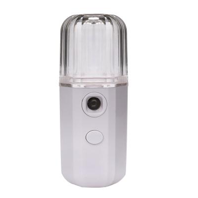 China Rechargeable Nano Spray Instrument Humidifier Vapor Face Beauty Instrument Refill Hydration Water Meter for sale