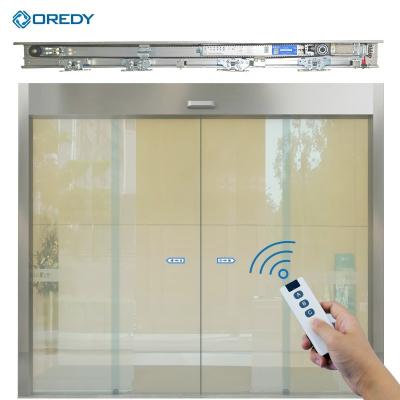 China Modern OREDY Professional design team tempered glass automatic sensor glass sliding door for Covering for sale