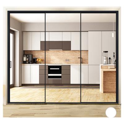 China Modern 100 KG Double way soft close sliding wood door roller system for aluminum sliding door system for sale