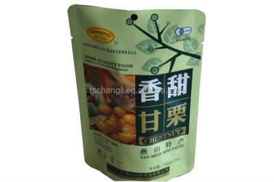 China Nutritious peeled roasted chestnuts packed in foil bags for sale