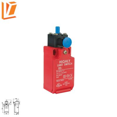 China Agricultural equipment / crane / power tool / roller push plunger type / etc. EDR-1-3-31 2no 2nc door safety limit switch for passenger crane for sale