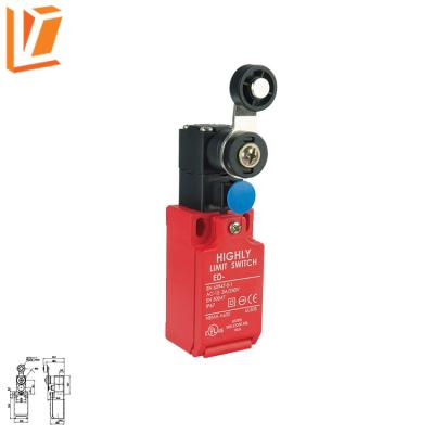 China Agricultural equipment / crane / power tool / lift arm type / etc. EDR-1-3-20 / elevator roller safety limit switch with reset for sale