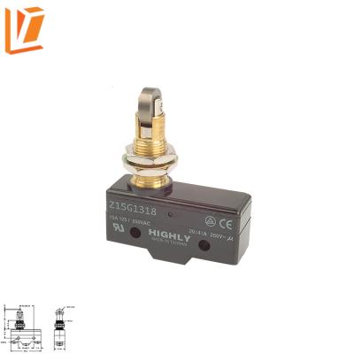 China Car Electronics Z15G1318 Panel Mount Roller Cross Plunger Micro Push Switch for sale