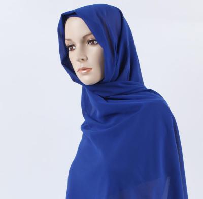 China 2021 hot women bubble chiffon wrap printe hijab wrap scarf women's simple hijabs hijabs headband solid color sunshade/scarf for sale