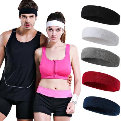 China Bohemia Fashion Classic Absorbent Headband Recycling Yoga Sweat Sweat Band Men Sports Headband For Men And Women Yoga Hair Bands Head for sale