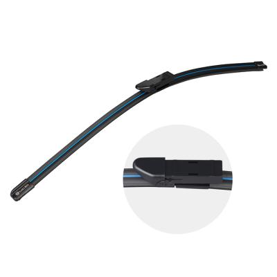 China Rubber +Metal Good Quality All Season Auto Car Frameless Bracketless Wiper Blade for sale