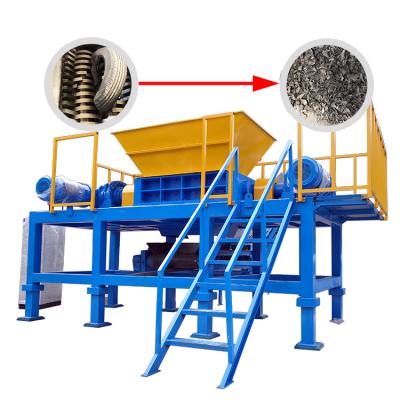 China Factory Plastic Tires Shredding Recycling Machinery Rubber Line Production for sale